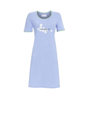 Ringella dames nachthemd korte mouw blauw (38 t/m 48)