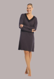 Ten Cate dames nachthemd donker grijs 60490 (S t/m XL)
