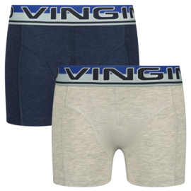 Vingino boxershort Blue 2-pack (110/116 t/m 170/176)