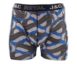 J&C boxershort H236 groen/blauw (2-pack) S
