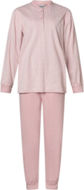 Lunatex dames pyjama tricot zacht roze L/XL/XXL