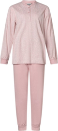 Lunatex dames pyjama tricot zacht roze L en XXL