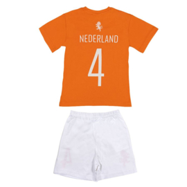 Fun2Wear NL's efltal shortama oranje/wit (134/140 t/m 170/176)