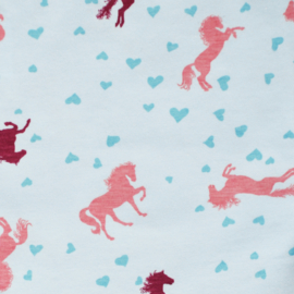 Frogs & Dogs peuter pyjama paarden blauw (92-98-110/116-122/128