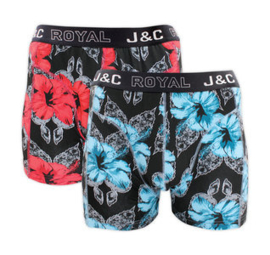 J&C boxershort H244 rosemallow (2-pack) S