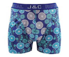 J&C boxershort H237 aqua/blue (2-pack) S