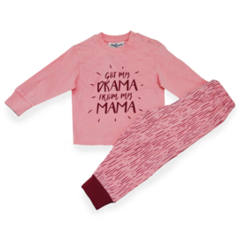 Mama's drama Fun2Wear peuter pyjama pink (92 t/m 128)