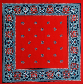 Rode boeren zakdoek (63 cm)