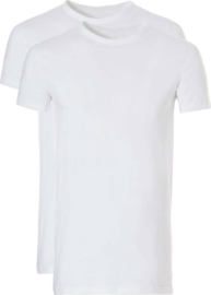 Ten Cate heren basic t-shirt wit (2-pack) M en XXL