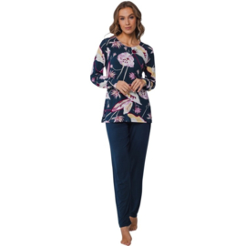 Pastunette dames pyjama 25242-312-4 dark blue (38 t/m 48)
