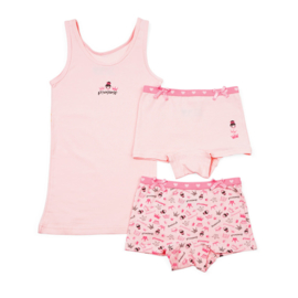 Funderwear meisjes setje princess roze (104/110-116/122-140/146)