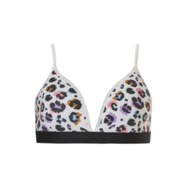 Ten Cate meisjes voorgevormde BH top leopard off white