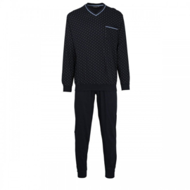 Götzburg heren tricot pyjama (8414 navy) 50 en 60