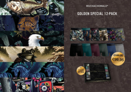 Muchachomalo boxershort U-GOLDEN1010-12 (12-pack) M/L/XL
