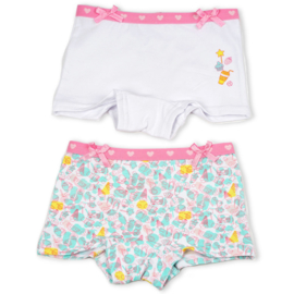 Funderwear meisjes setje small things wit (92/98 t/m 140/146)