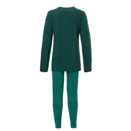 Ten Cate meisjes pyjama emerald and leopard (134/140)