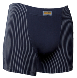 Gentlemen heren boxershort krijtstreep donker blauw