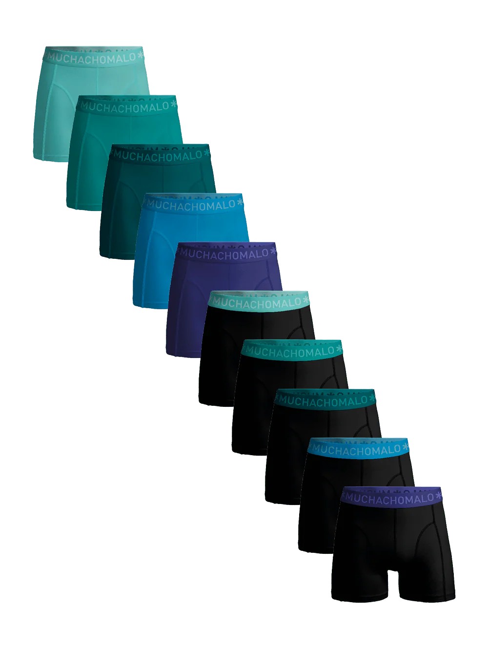 Muchachomalo boxershort U-Solid1010-1160 (10-pack) S t/m XXL