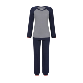 Ringella dames pyjama blauw/wit (36 t/m 46)