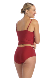 Ten Cate Secrets dames midi slip velvet red M en L