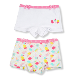 Funderwear meisjes setje ice cream wit (104/110-116/122-140/146)