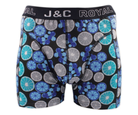 J&C boxershort H237 aqua/blue (2-pack) S