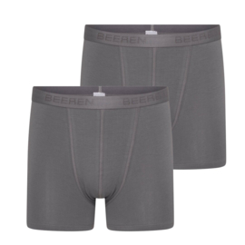 Beeren heren boxershort Roger donker grijs (2-pack)