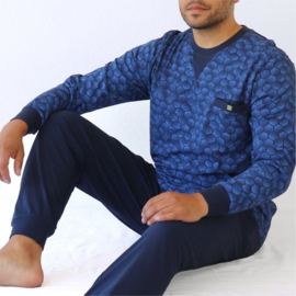 MEQ heren tricot pyjama (2206A) 50