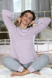 Ringella dames badstof pyjama roze 5518230 40 t/m 48