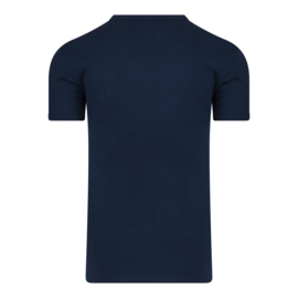 Beeren heren t-shirt (tino) korte mouw donker blauw