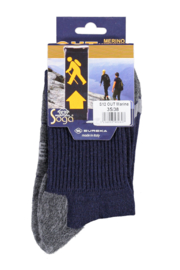 Soga S12 merino out wandel socks marine unisex