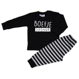 Fun2Wear Boefje peuter pyjama zwart (92/104/116)