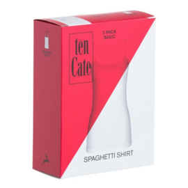 Ten Cate women multipack spaghetti shirt wit M t/m XL (2-pack)