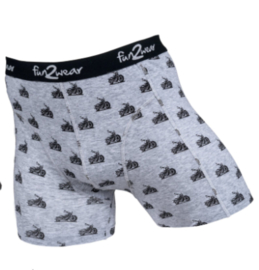 Fun2Wear jongens boxershort Motor grijs (152)