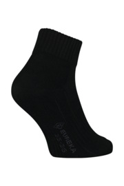 Eureka sok quarter badstof zool zwart unisex