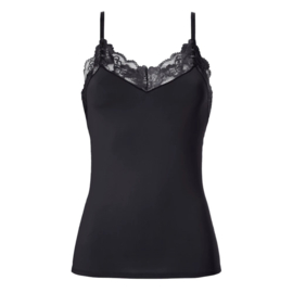 Ten Cate Goodz dames spaghetti top kant zwart L