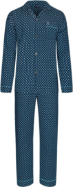 Robson heren doorknoop pyjama dark blue (27232-708-6) 50 t/m 56