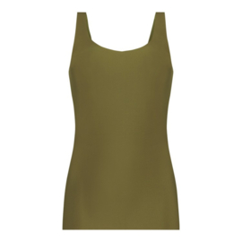 Ten Cate Secrets dames 2-way top olive green S en XL