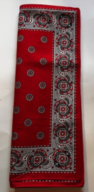 Rode  boeren zakdoek (50 cm)