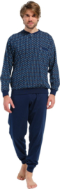 Robson heren tricot pyjama dark blue (27232-704-4) 48 t/m 58