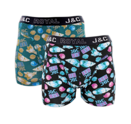 J&C boxershort H245 miami (2-pack) S