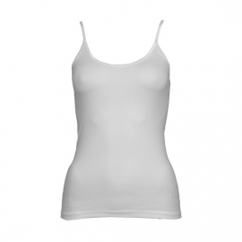Beeren dames hemd Tactel  (micro) smal bandje wit