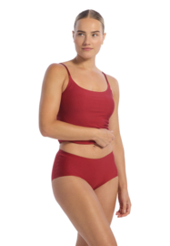 Ten Cate Secrets dames midi slip velvet red M en L