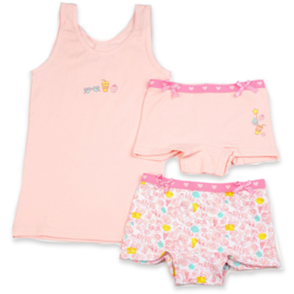 Funderwear meisjes setje small things roze (92/98-104/110-116/122-140/146)