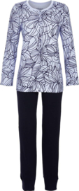 Ringella dames pyjama 5511246 blauw bloem 38 t/m 50