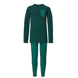 Ten Cate meisjes pyjama emerald and leopard (134/140)