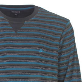 Paul Hopkins heren badstof pyjama Limo Dark Grey (2405A) 48 t/m 58