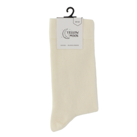 Yellow moon dames sok off white 6110-1100