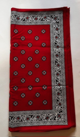 Rode  boeren zakdoek (40 cm)