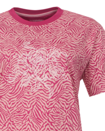 Irresistible dames shortama fuchsia 16003A (S t/m 3XL)
